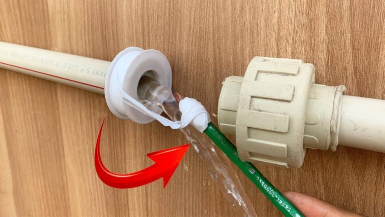 Questo semplice gesto potrebbe salvarti da allagamenti… scopri le tecniche per riparare tubi PVC!