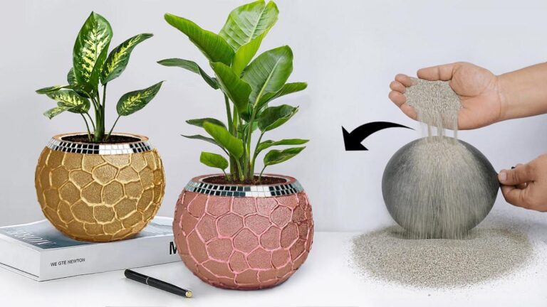 Scopri come trasformare il cemento in vasi decorativi… sarà più semplice di quanto pensi!