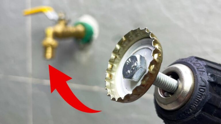 Questo semplice gesto ti permetterà di creare un lucchetto d’acqua in pochi minuti…