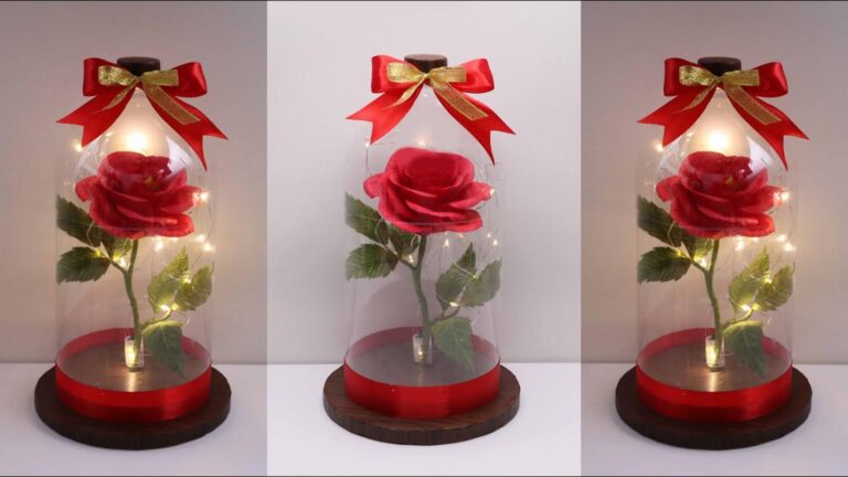 Questo semplice gesto trasforma bottiglie di plastica in rose incantevoli…