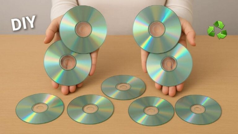 Questo semplice gesto trasforma un vecchio CD in un’opera d’arte incredibile…
