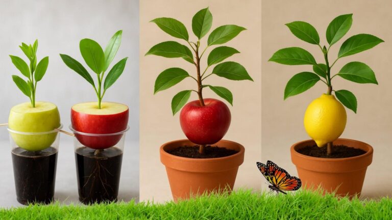Questo semplice gesto trasforma frutta in piante: scopri come ottenere radici incredibili…