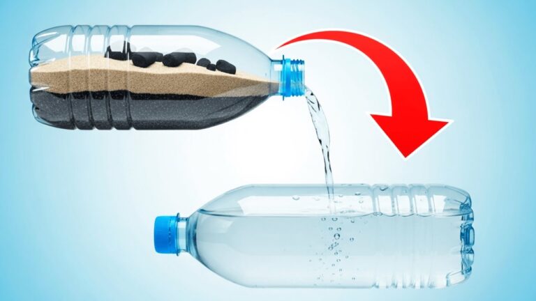 Scopri 5 trucchi per un filtro d’acqua DIY con bottiglie di plastica!