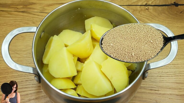Svela 3 semplici passaggi per una croccante ricetta di patate e uova!