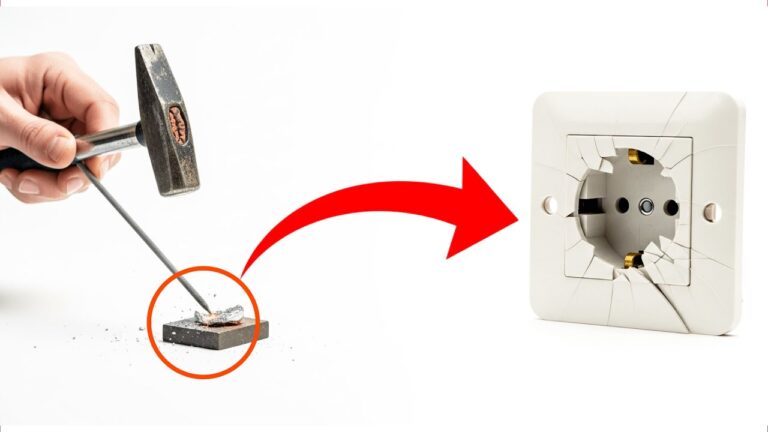 Ripara una presa rotta in 5 semplici passi con polvere di elettrodo!