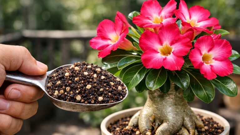 Scopri il segreto per far fiorire 1 rosa del deserto in casa tua!