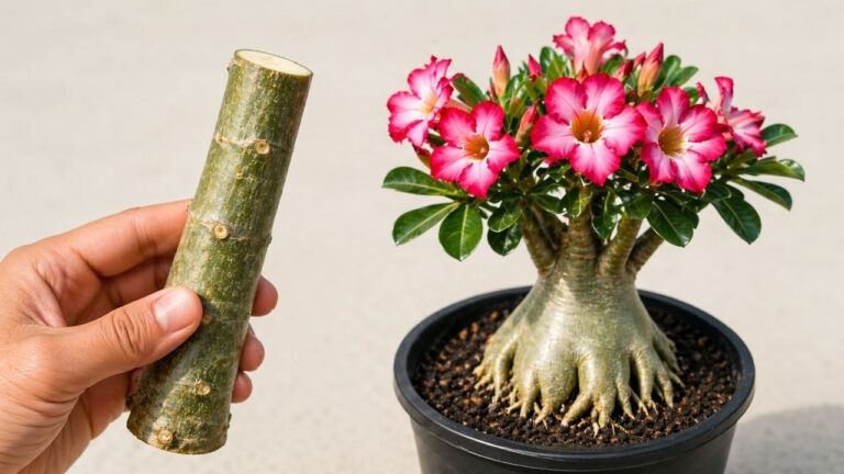 5 Passi Per Radicare Un Rametto Di Rosa Del Deserto Facile E Veloce!