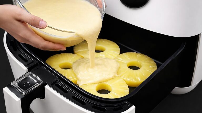 10 Ricette Facili di Dolci all’Ananas nell’Airfryer senza Uso del Forno!