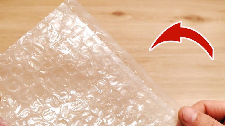 6 Modi Geniali per Riutilizzare la Pellicola Bubble in Cucina e Bagno!