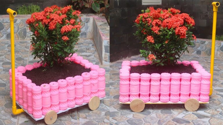 5 Idee per Riciclare Bottiglie di Plastica in Giardini Creativi