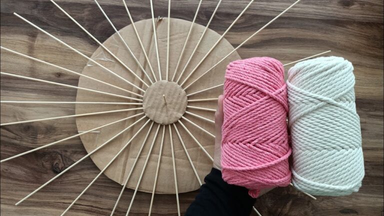 Crea 5 cestini in macramè con il metodo semplice e veloce!